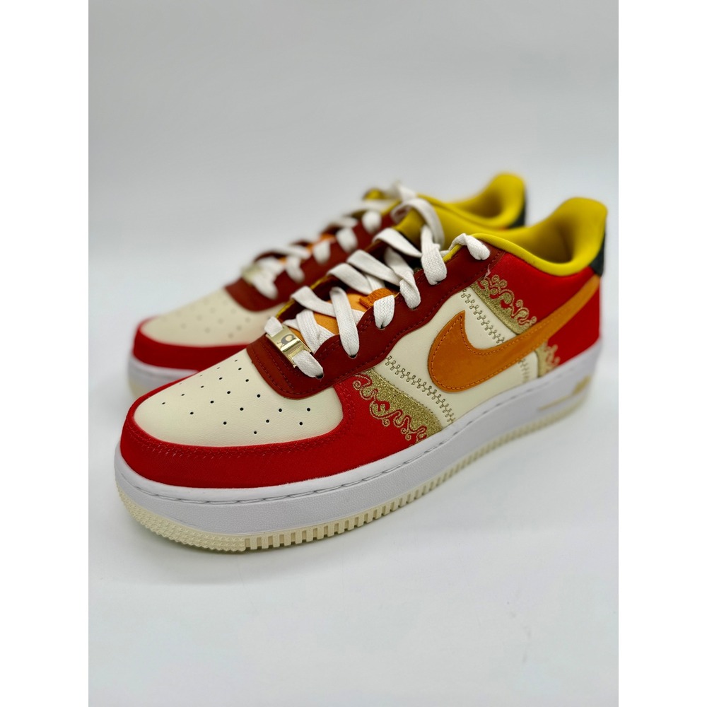 Nike Air Force 1 PRM GS Little Accra Habanero Red DV2230-600 Kids Size 7Y